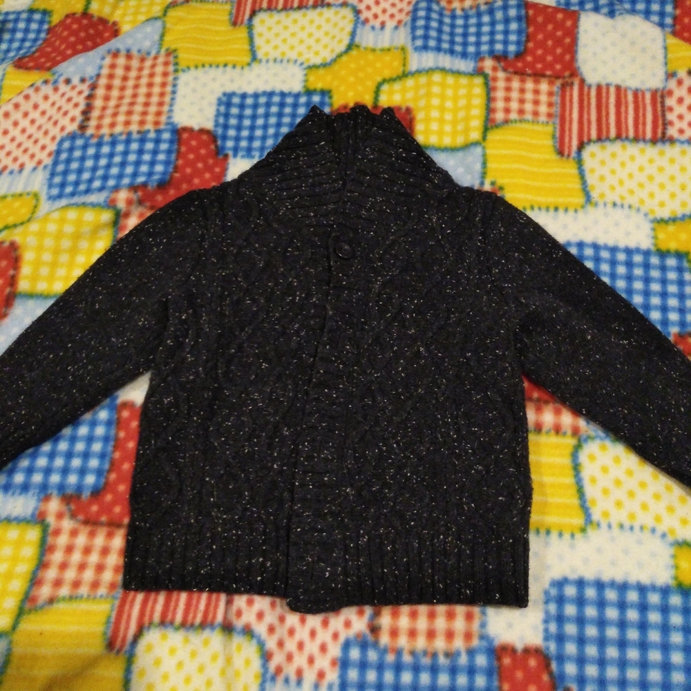 Black button down cardigan